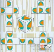 3 小学生智力测试题 展开的立方体